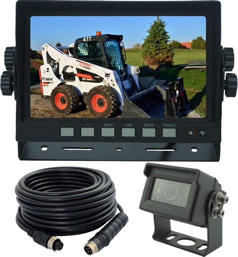 backup mirror for skid steer|farm tractor rear view mirrors.